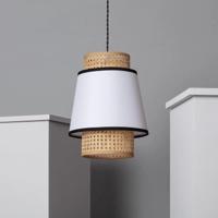 Hanglamp rotan &apos;Marya&apos; E27 fitting modern gevlochten design 250mm