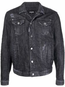 DSQUARED2 veste boutonnée en jean - Noir