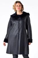 Yoek Lammy jas reversible | Blauw | Maat L