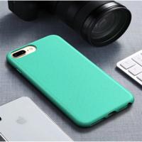 Voor iPhone 6 plus & 6s plus Starry Series schokbestendig stro materiaal + TPU beschermhoes (groen)
