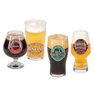 Harley-Davidson Label Ambachtelijke Bierglazen Set LAATSTE STUKS