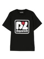 DSQUARED2 KIDS t-shirt en coton à logo imprimé - Noir