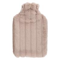 Warmwaterkruik - taupe - 1,75L - fluffy pluche hoes - bedkruik - kruik - kruik met hoes Warmwaterkruik - taupe - 1,75L - fluffy pluche hoes - bedkruik - kruik - kruik met hoes