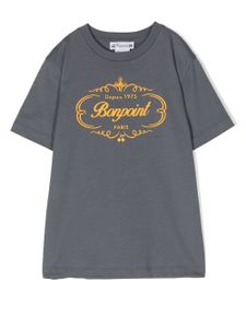 Bonpoint t-shirt à logo imprimé - Gris