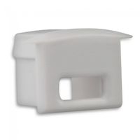 Eindkap E8 grijs kabelinvoer voor aluminium LED profiel PL3 8106030
