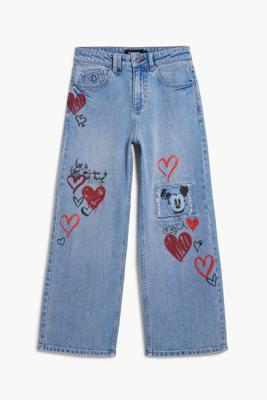 Mickey Mouse™ jeans met hartjes - BLUE - 42