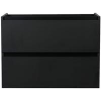 Wiesbaden Marmaris Onderkast 60x45cm Mat Zwart - 2 Laden