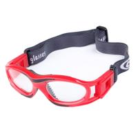 Beschermende sport bril basketbal veiligheidsbril voor kinderen met verstelbare Strap(Red)
