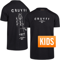 Cruyff - CITY PACK Amsterdam T-Shirt - Zwart - Kinderen