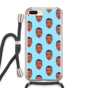 Kanye Call Me?: iPhone 8 Plus Transparant Hoesje met koord
