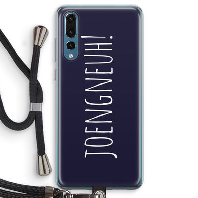 Joengneuh!: Huawei P20 Pro Transparant Hoesje met koord
