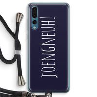 Joengneuh!: Huawei P20 Pro Transparant Hoesje met koord
