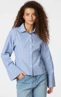 Neo Noir Rosa Stripe Shirt light blue