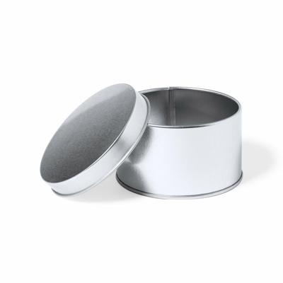 Cadeaudoosje - 1x stuks - metaal - zilver - 8 x 5 cm - opbergblikjes