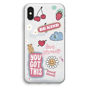 Positivity: iPhone XS Transparant Hoesje