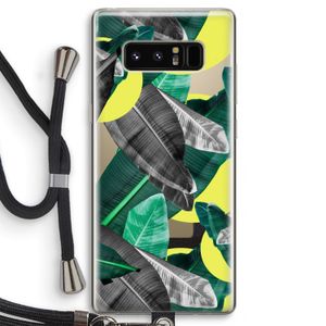 Fantasie jungle: Samsung Galaxy Note 8 Transparant Hoesje met koord