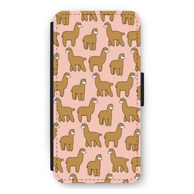 Alpacas: iPhone 12 Pro Max Flip Hoesje