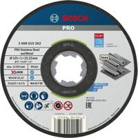 Bosch Professional X-LOCK Doorslijpschijven PRO Stainless Steel and Metal 125x22,23mm VE=1 - 2608619262