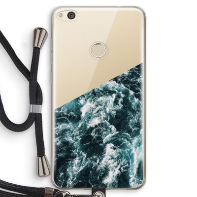 Zee golf: Huawei Ascend P8 Lite (2017) Transparant Hoesje met koord