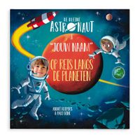 Boek met naam en foto - De kleine astronaut en naam - Hardcover - thumbnail