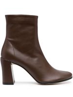 BY FAR bottines en cuir Vlada 80 mm en cuir - Marron - thumbnail