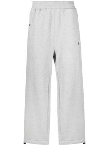 izzue pantalon de jogging à patch logo - Gris