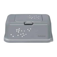 Funky Box billendoekjes box Little Stars cool grey Maat