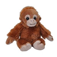 Pluche knuffel Orang Utan aap van 13 cm - thumbnail