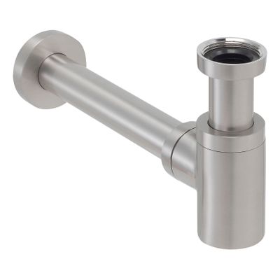 Design Sifon Wiesbaden UniMatch Caral | 5/4" | Compact | Messing | Rond | RVS