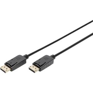 Digitus AK-340100-010-S DisplayPort-kabel DisplayPort Aansluitkabel DisplayPort-stekker, DisplayPort-stekker 1.00 m Zwart