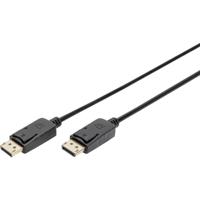 Digitus AK-340100-010-S DisplayPort-kabel DisplayPort Aansluitkabel DisplayPort-stekker, DisplayPort-stekker 1.00 m Zwart