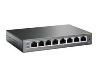 TP-Link TL-SG108PE Managed L2 Gigabit Ethernet (10/100/1000) Power over Ethernet (PoE) Zwart - thumbnail