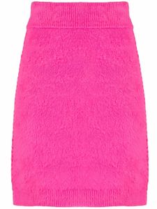 Helmut Lang jupe crayon en maille - Rose