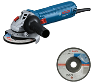 Bosch Blauw GWS 12-125 Haakse Slijper | Incl. Slijpschijf - 06013A6100 Bosch Blauw GWS 12-125 Haakse Slijper | Incl. Slijpschijf - 06013A6100