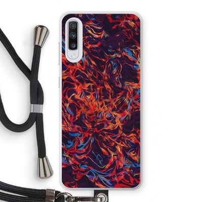 Lucifer: Samsung Galaxy A70 Transparant Hoesje met koord