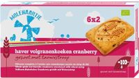Molenaartje Haver Volgranenkoeken Cranberry Molenaartje Haver Volgranenkoeken Cranberry
