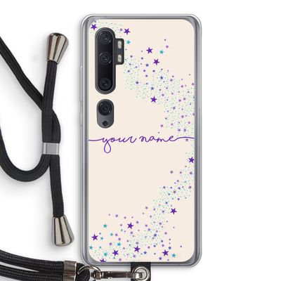 Sterren: Xiaomi Mi Note 10 Pro Transparant Hoesje met koord
