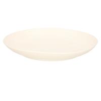 PlasticForte Rond bord/camping bord - D22 cm - ivoor wit - kunststof