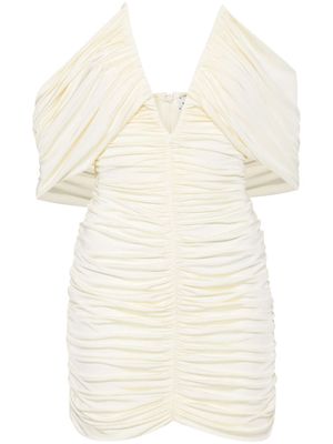 Magda Butrym Off-shoulder mini-jurk - Wit