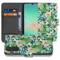 Samsung Galaxy A17 Hoesje Orchidee Groen