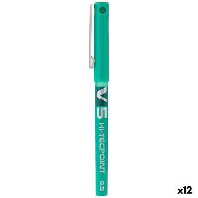 Boligrafo de tinta líquida Pilot V-5 Hi-Tecpoint Groen 0,3 mm (12 Stuks)