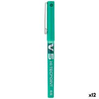 Boligrafo de tinta líquida Pilot V-5 Hi-Tecpoint Groen 0,3 mm (12 Stuks)