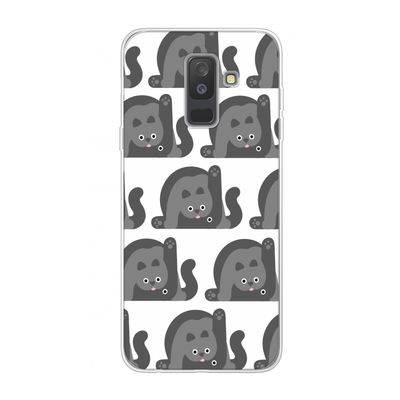 Cats: Samsung Galaxy A6 Plus (2018) Transparant Hoesje