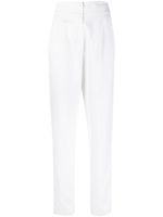 Versace Pre-Owned pantalon droit à taille haute (années 2000) - Blanc