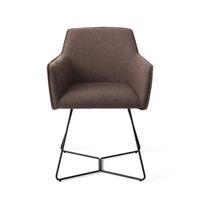 Jesper Home Hofu eetkamerstoel beehive black Potters Clay