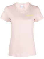 PINKO t-shirt en coton à logo imprimé - Rose