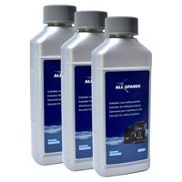 AllSpares Universele Ontkalker (3x 250ml) voor Koffiemachines geschikt voor Saeco / Philips CA6700 en Gaggia 21001681