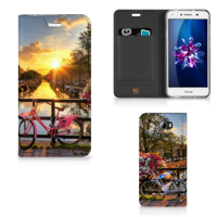 Huawei Y5 2 | Y6 Compact | Book Cover | Amsterdamse Grachten