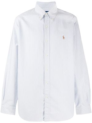 Polo Ralph Lauren chemise à logo brodé - Bleu