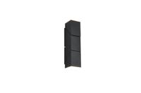 Trio Zwarte muurspotRaglan met led - 248510232